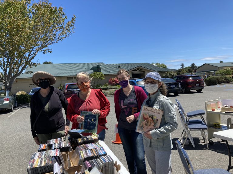 Parking lot book sale 2021